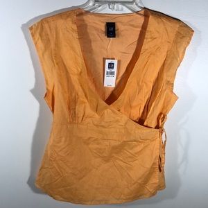 Gap Medium Wrap Blouse NWT